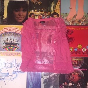 SEE THROUGH PINK BLOUSE